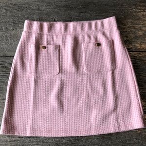 Loft pink knit skirt new medium